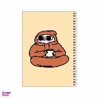 دفتر مشق 100 برگ بامبیلیپ طرح سرمایی و چای کد 3538163