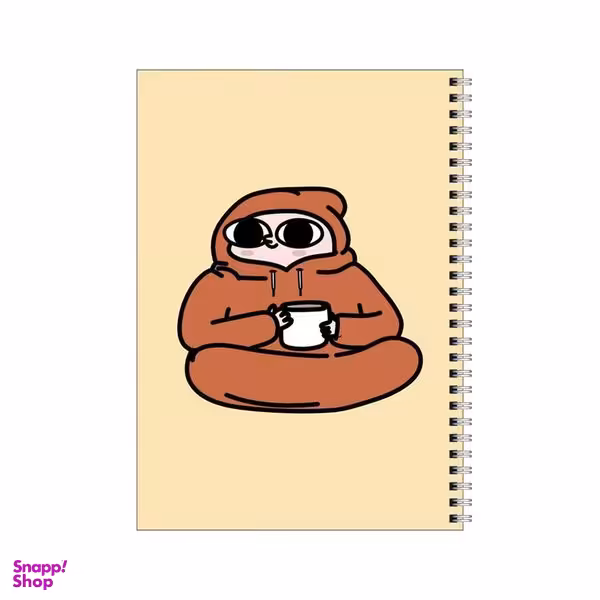 دفتر مشق 100 برگ بامبیلیپ طرح سرمایی و چای کد 3538163