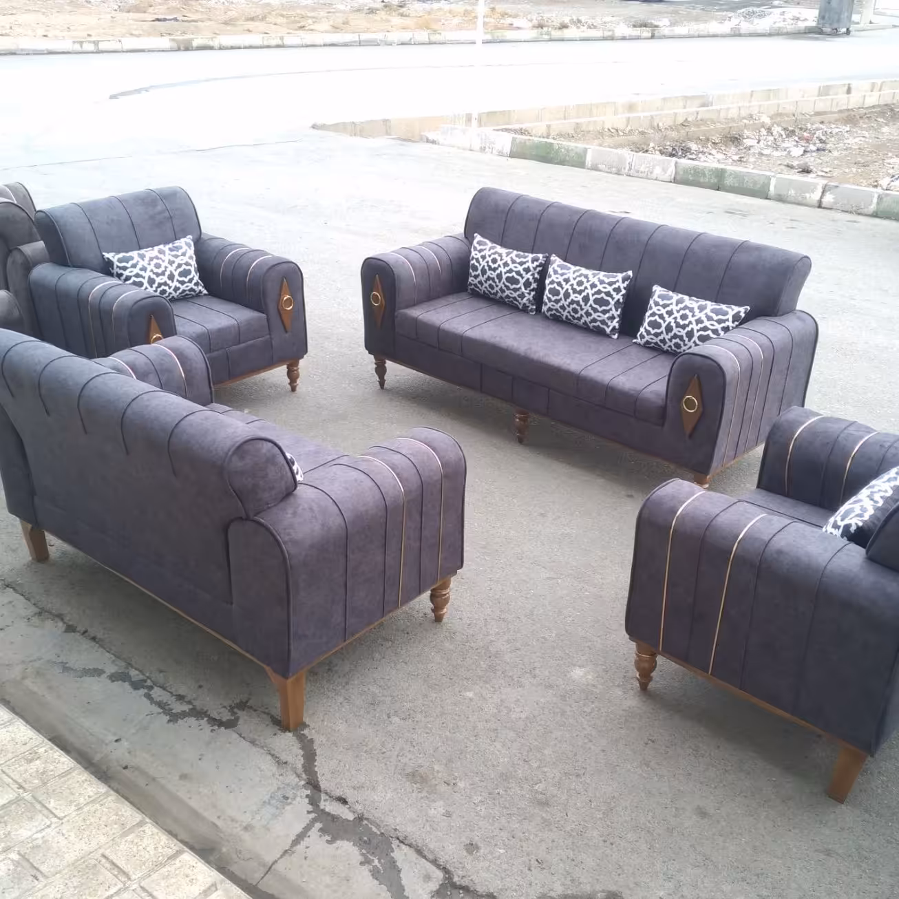 مبل راحتی نیو اسکارلت ست 7 نفره