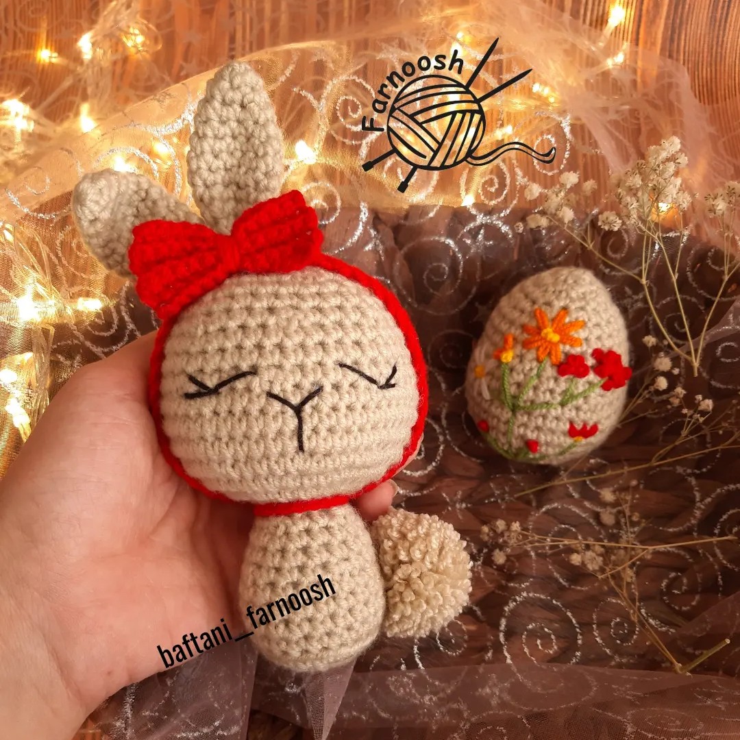 ست عروسک خرگوش و تخم مرغ سفره هفت سین