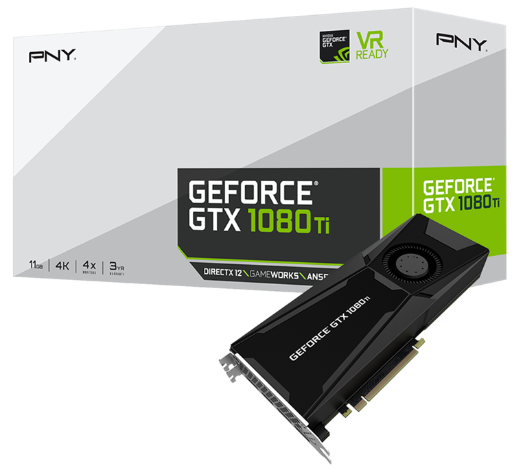 کارت گرافیک پی ان وای مدل GTX 1080 Ti Blower Gaming OC با حافظه 11 گیگابایت