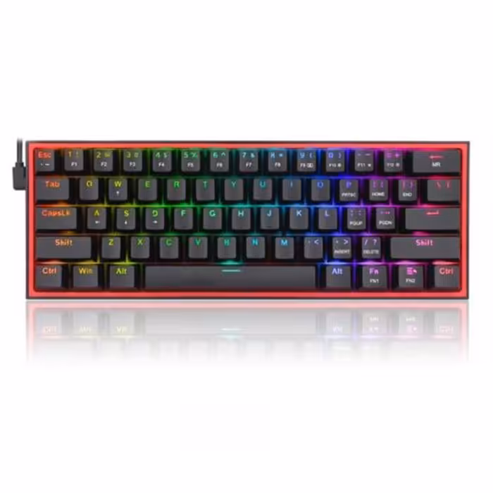 کیبورد مکانیکال گیمینگ ردراگون K616 FIZZ Pro Black RGB