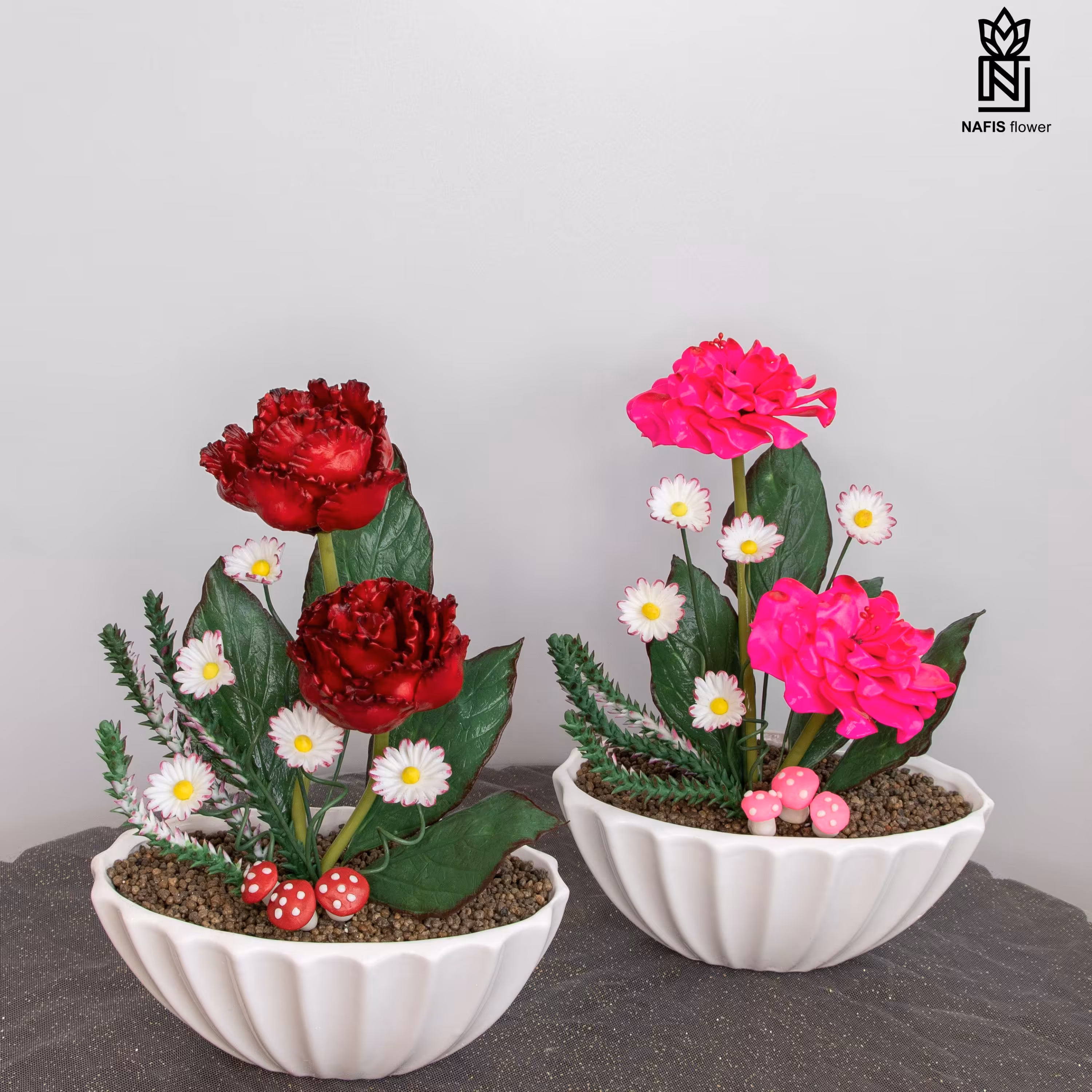 گل مصنوعی مدل شقایق 