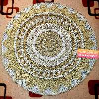 فرشینه مکرومه بافی ماندالا  طرح شکوه خلقت 