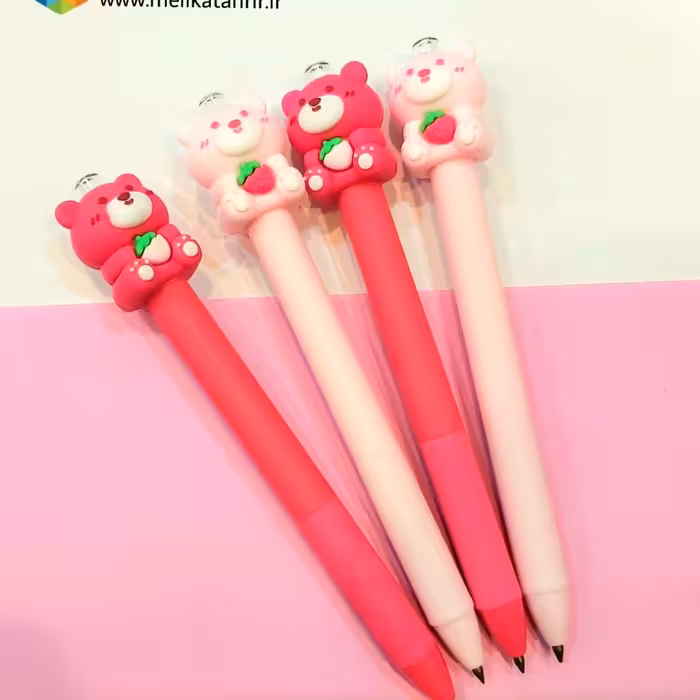 اتود بی نهایت kuki طرح خرس صورتی