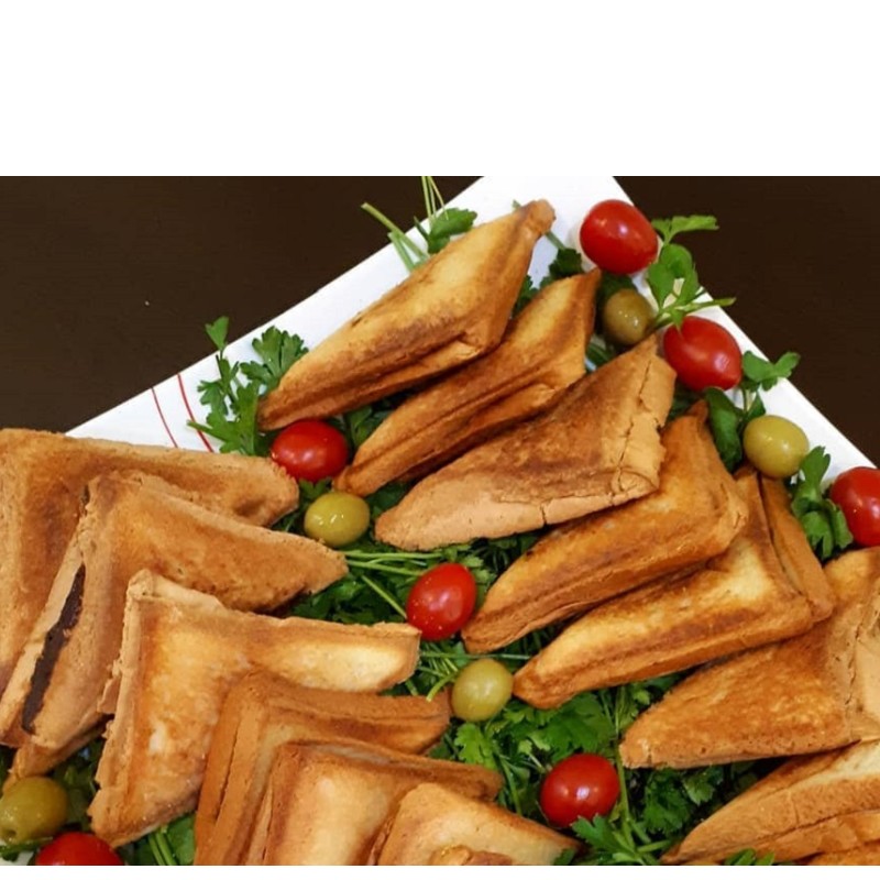 اسنک مرغ قارچ ژامبون گوشت