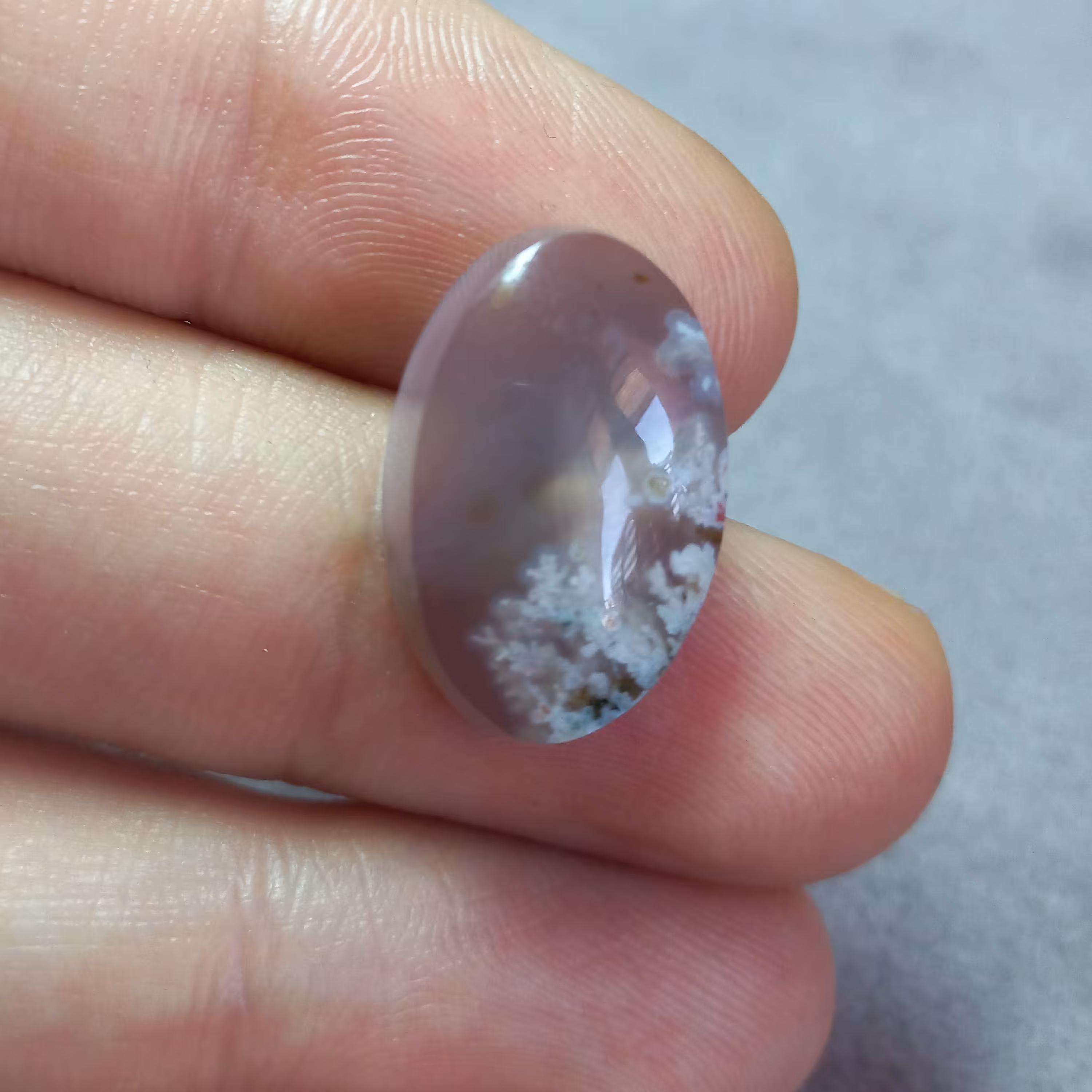 نگین انگشتر سنگ عقیق شجر  بهاری 