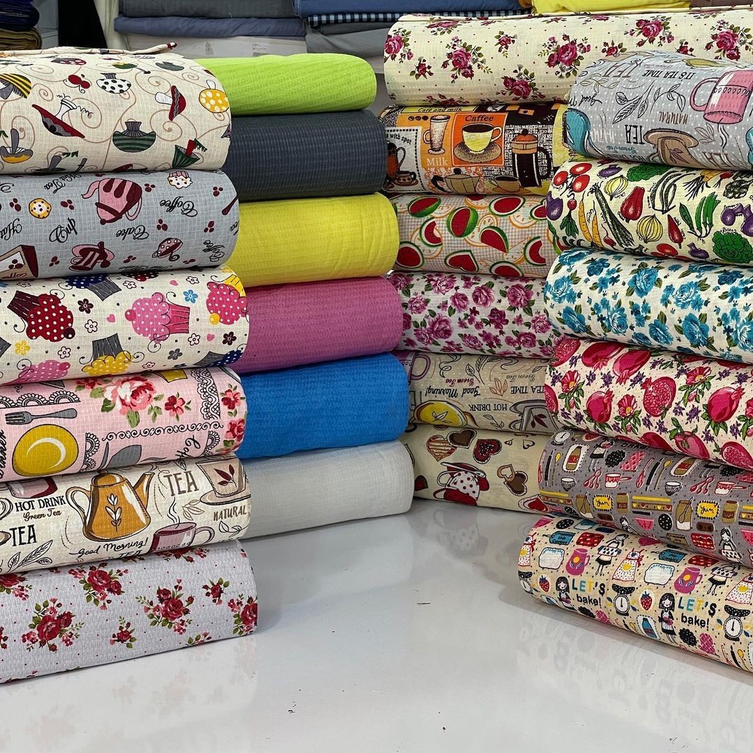 پارچه نسوز دستمال آشپزخانه رنگهای پرطرفدار 1 مناسب برای دستگیره و دمکنی و سرویس آشپزخانه