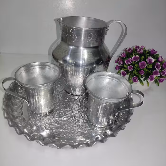 سرویس پارچ و لیوان و سینی روحی