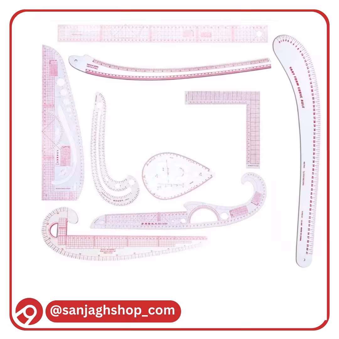 پک خطکش حرفه ای پک خطکش نشکن پک خطکش منعطف ست خطکش سری خطکش خطکش همه کاره 
