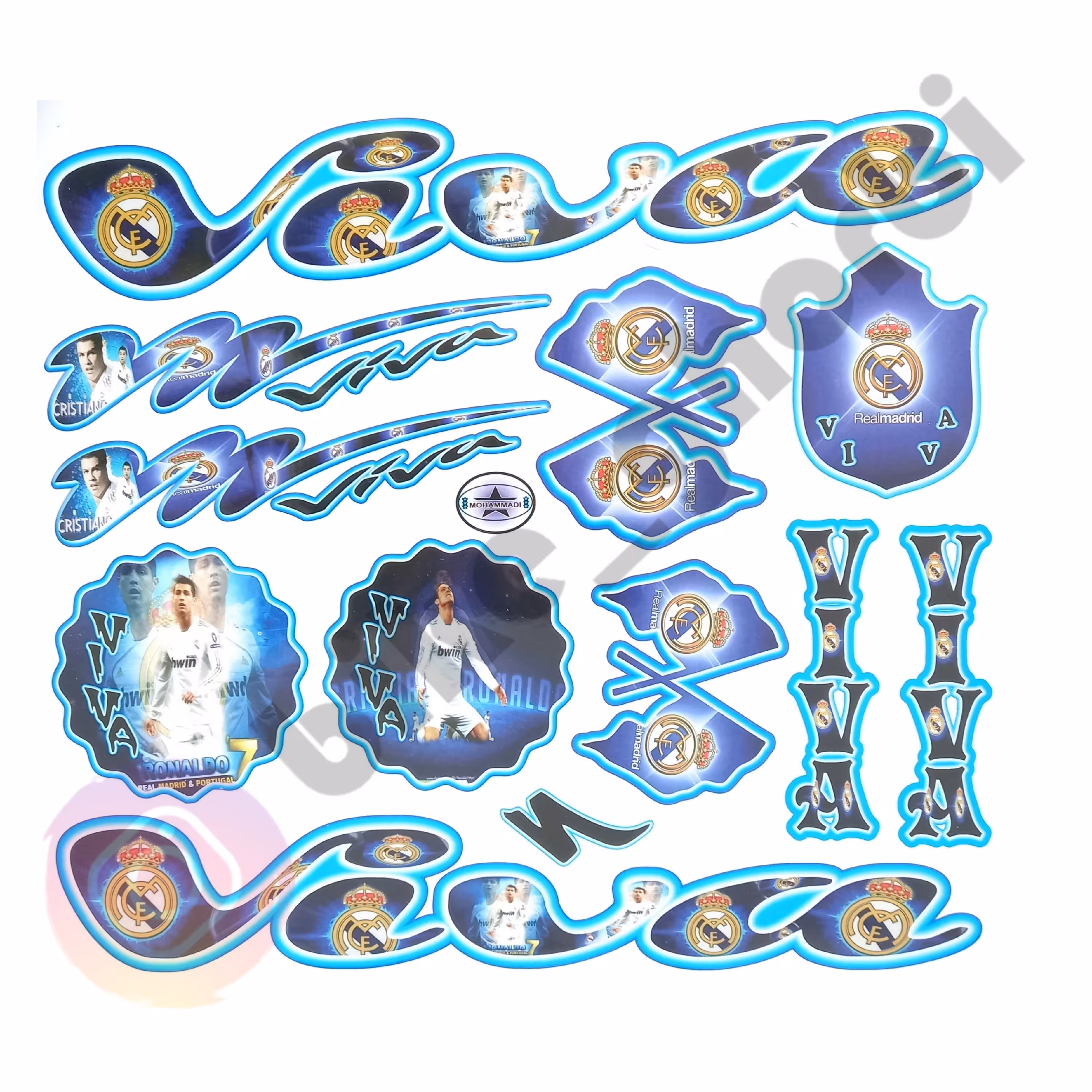 برچسب بدنه دوچرخه مدل viva عروسکی