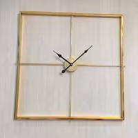 ساعت H110 مدرن مربعی رنگ کوره ای الکتروستاتیک