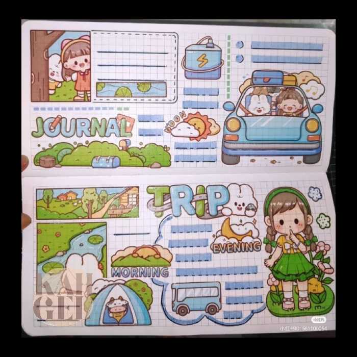 کلیپ آموزشی استفاده از برچسب ها..درست کردن دفترچه های کیوت