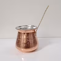 قهوه جوش مسی طرحدار سایز 3 نانو