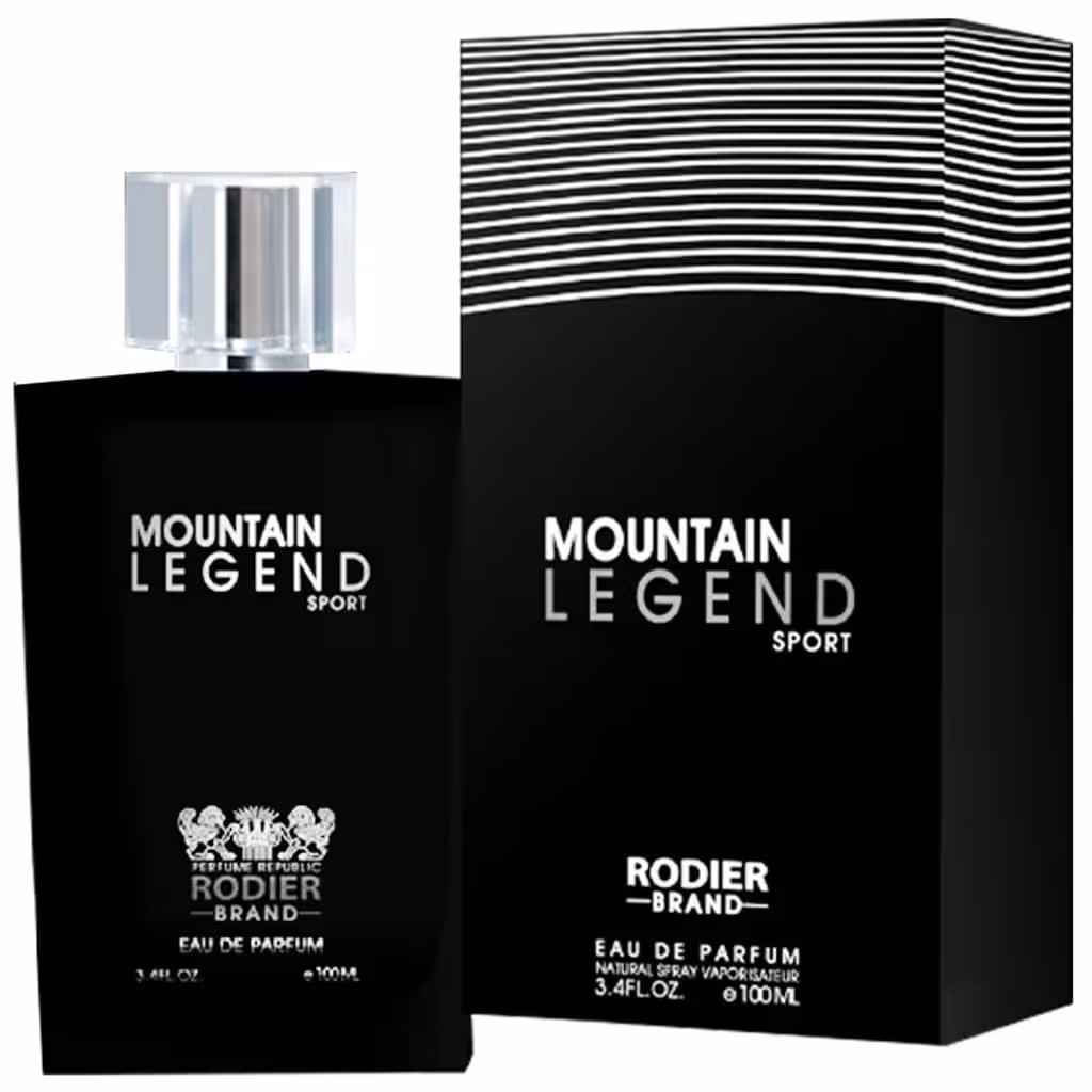 ادکلن مردانه رودیر مدل مونت لجند   MOUNTAIN LEGEND حجم 100 میلی لیتر