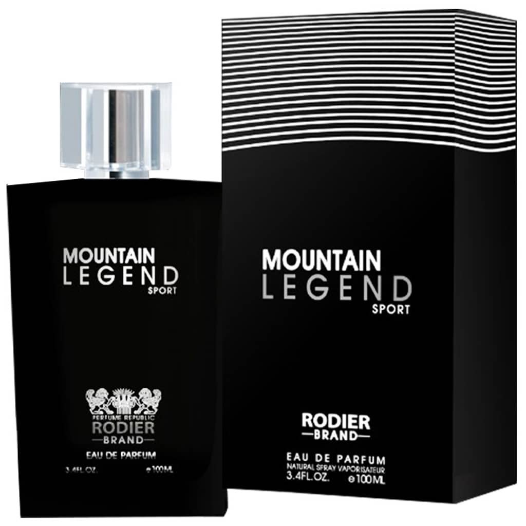 ادکلن مردانه رودیر مدل مونت لجند   MOUNTAIN LEGEND حجم 100 میلی لیتر