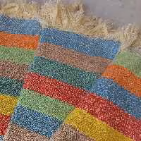 حوله دست و صورت،ابعاد حدودی50 در75،رنگی رنگی جنس پنبه ای،دستبافت،بسیار آبگیر و بادوام