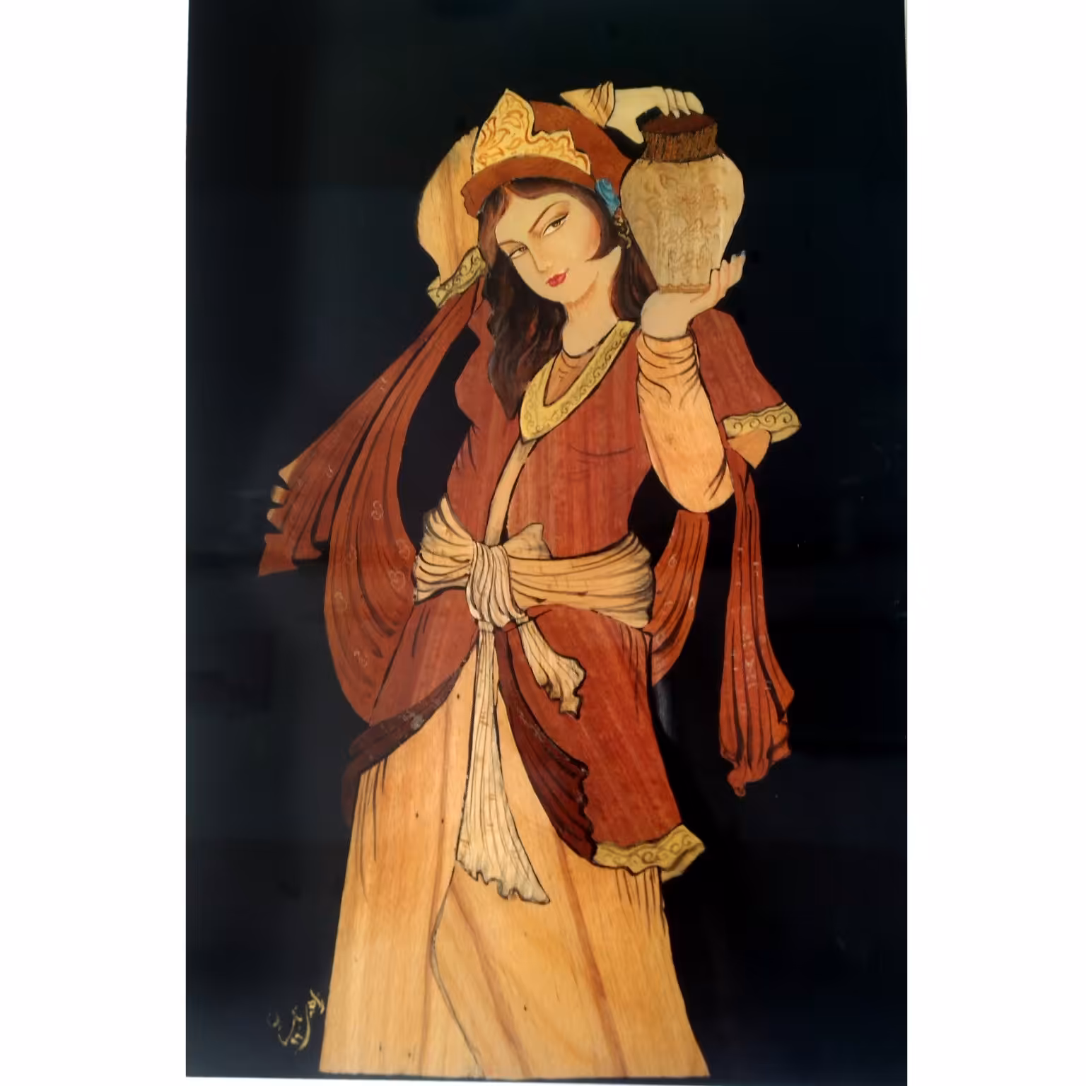 قاب معرق کاری مینیاتوری 