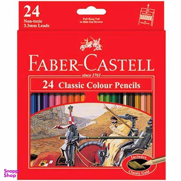 مداد رنگی 24 رنگ فابر کاستل مدل mv2468135