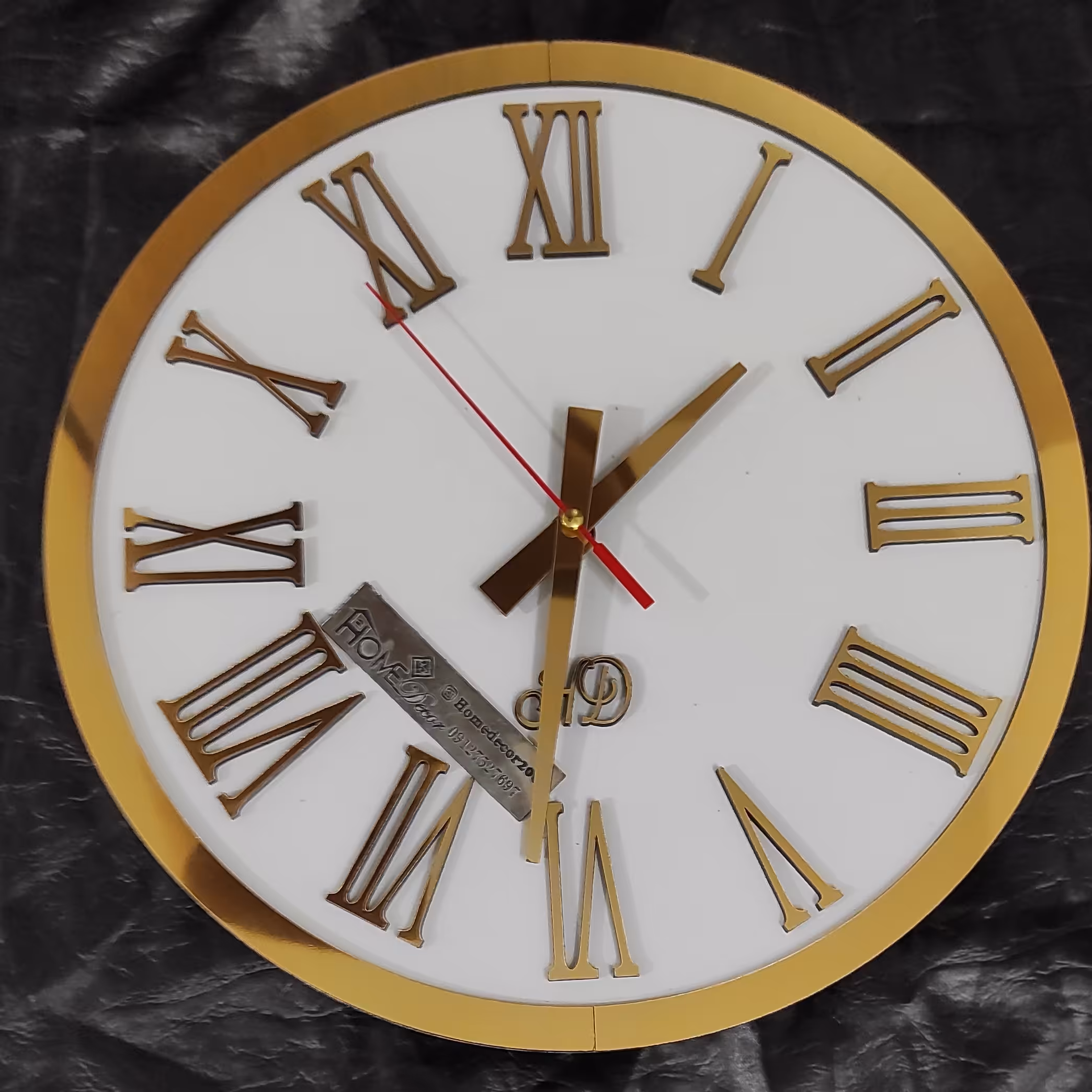 ساعت دیورای یکپارچه تمام رومی 50 سانتی