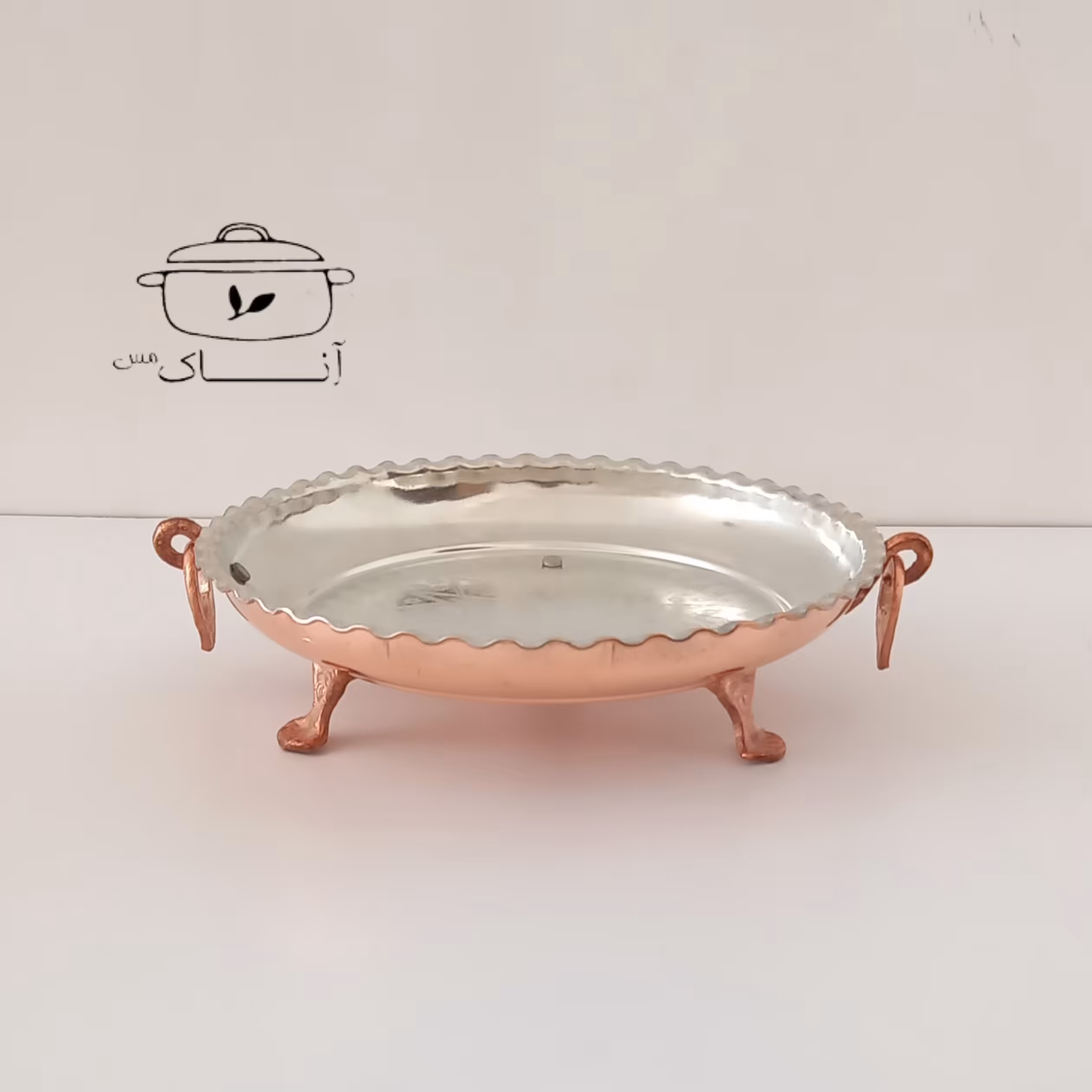 مجمع  مسی پایه کوتاه سایز 1