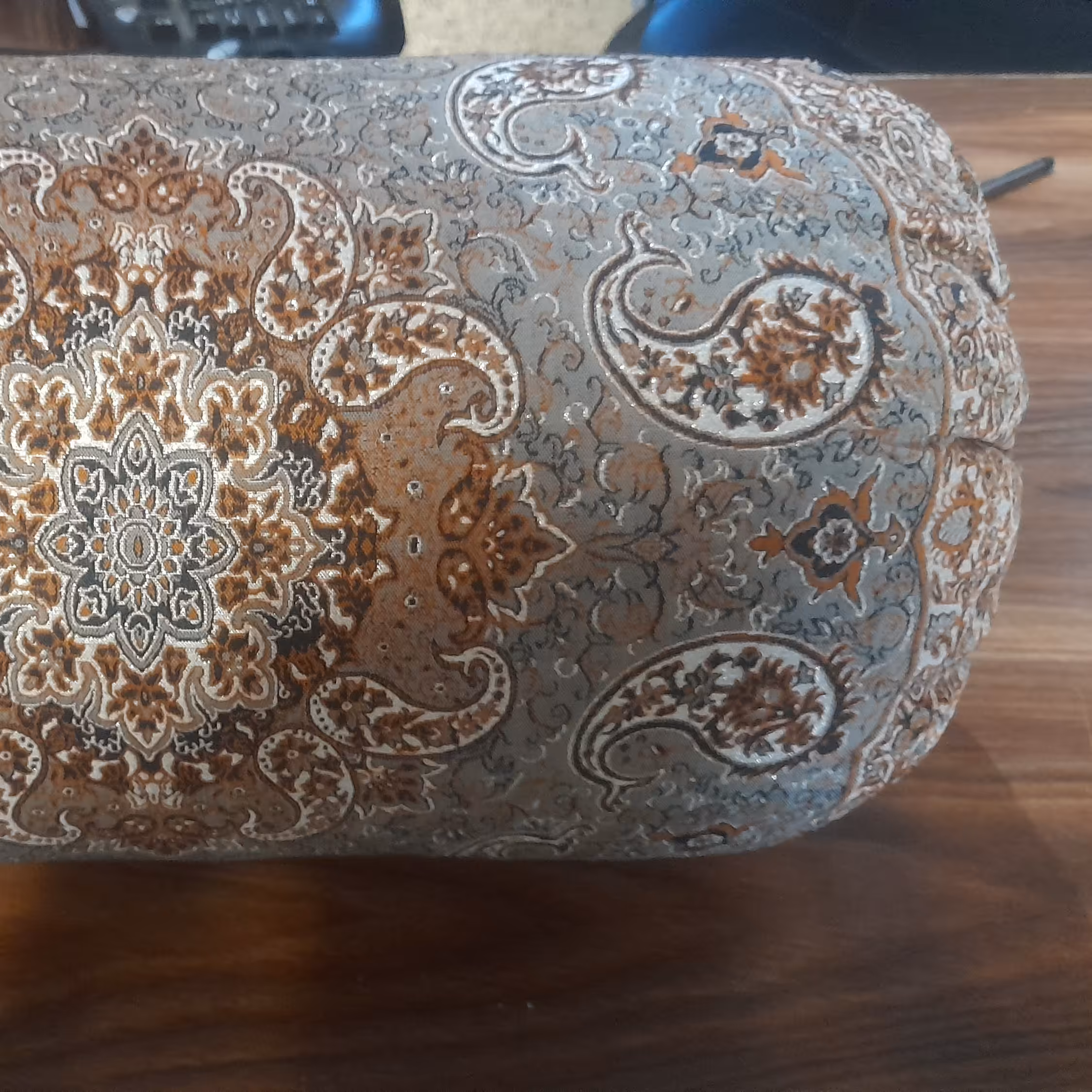 پشتی لوله ای ترمه خاتم یزد