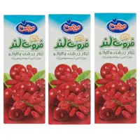 نکتار زرشک و آلبالو میهن -200 میلی لیتر بسته 3 عددی