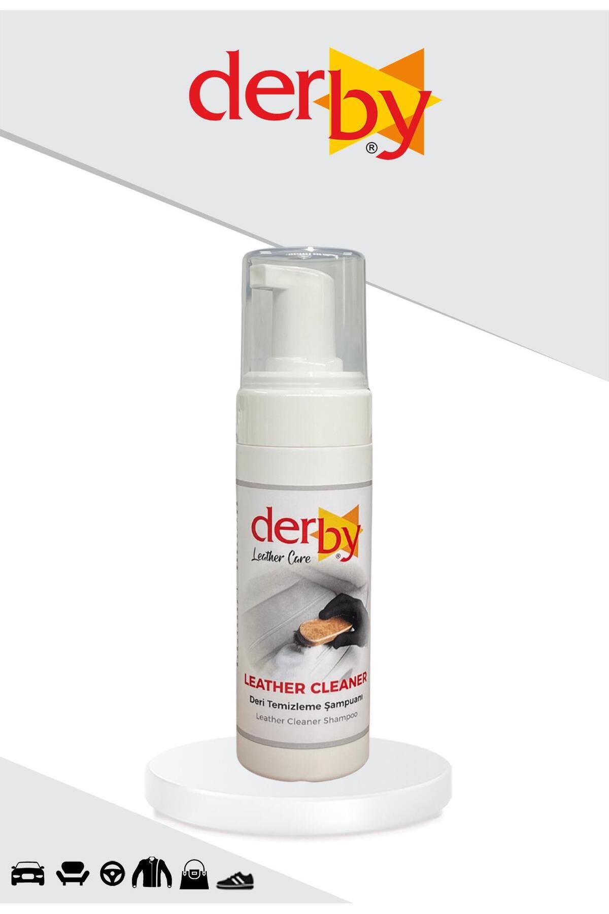 مراقبت کفش چرم تمیز کننده شامپو کردن چرمی و پارچه 150 میل Derby