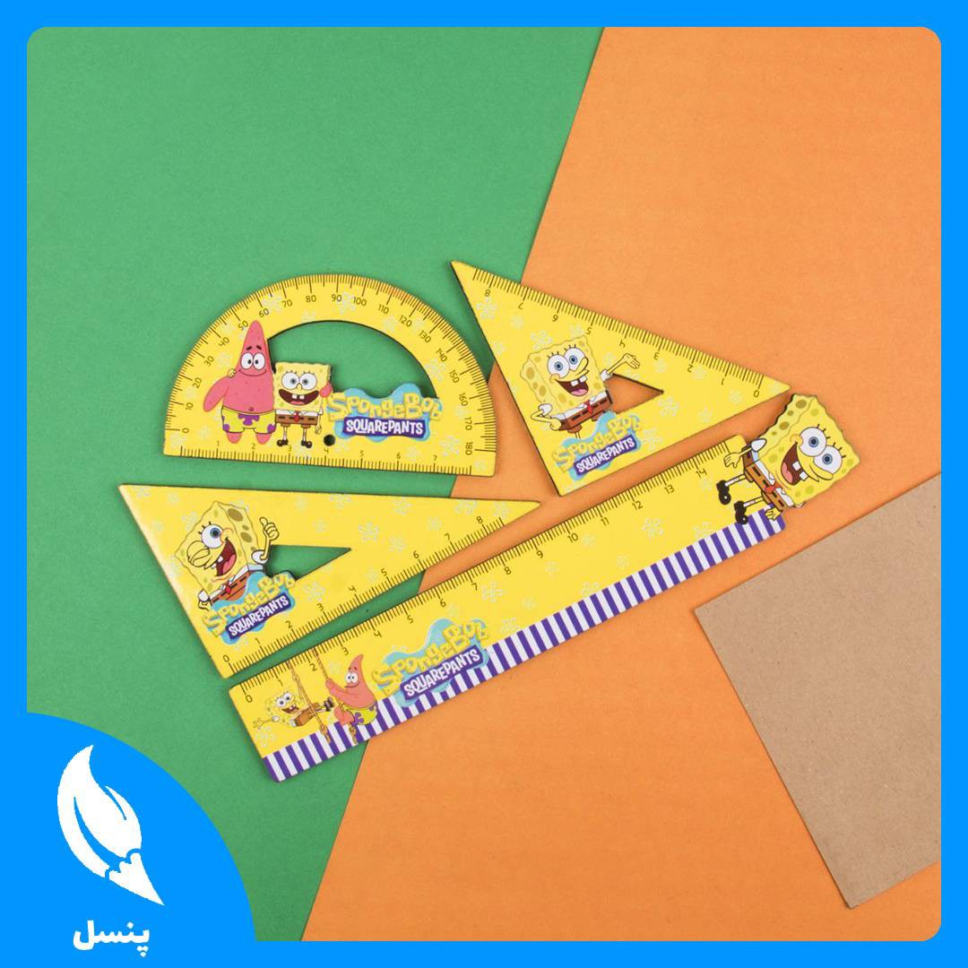 ست تحریر 4 تکه باب اسفنجی