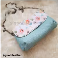 کیف دوشی دخترانه طرح گل گلی