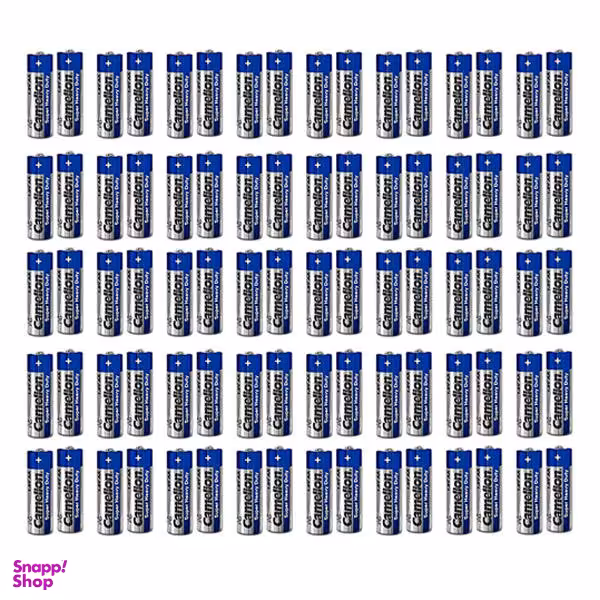 باتری قلمی و نیم قلمی کملیون مدل Super Heavy Duty مجموعه 80 عددی