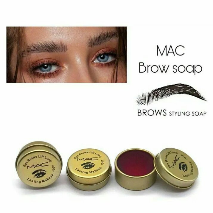 صابون لیفت ابرو مک MAC (قوطی فلزی) اصل و بدون سفیدک