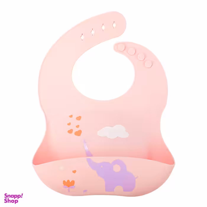 پیشبند سیلیکونی کاسه دار طرح فیل