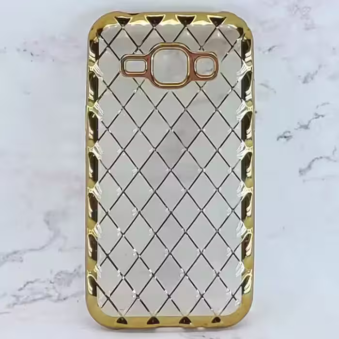 کاور ژله ای مدل شیشه ای رنگی مناسب برای گوشی موبایل سامسونگ Galaxy J1 2015 کد CBP-1302