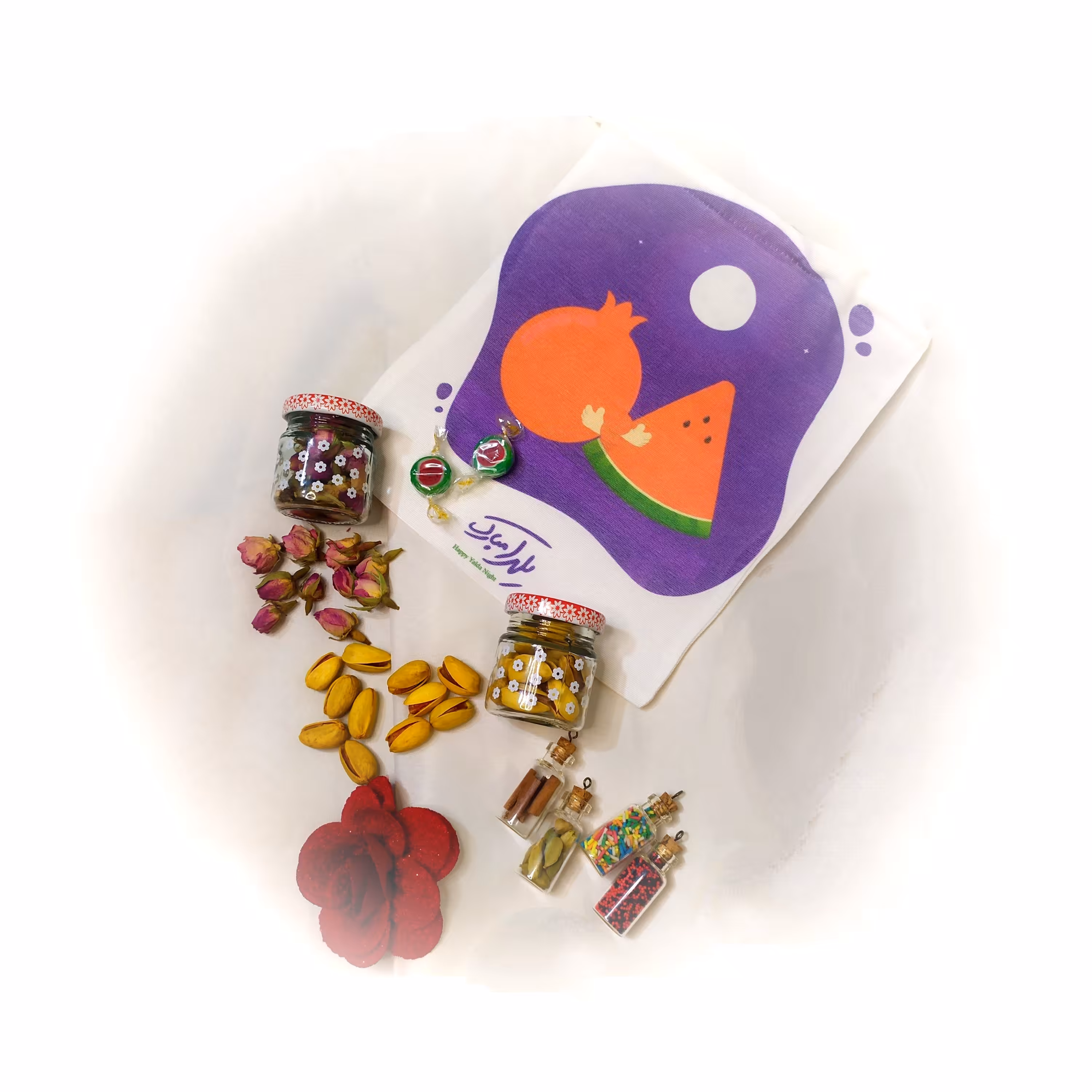 یلدا،پک کادویی و هدیه  یلدایی(ست کامل )کد         10