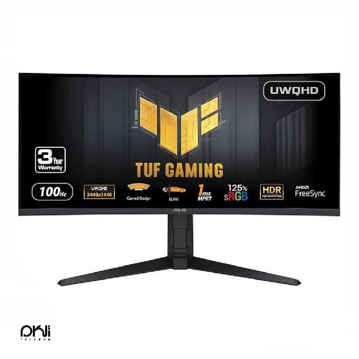 مانیتور خمیده ایسوس مدل TUF Gaming VG34VQEL1A سایز 34 اینچ - تلکام