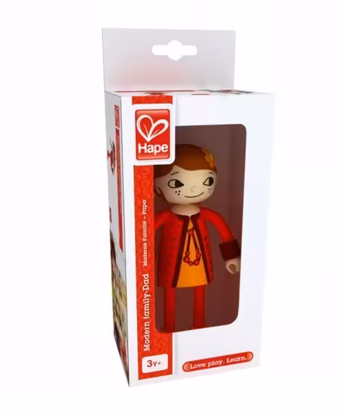 عروسك چوبي مادر كد 3506
