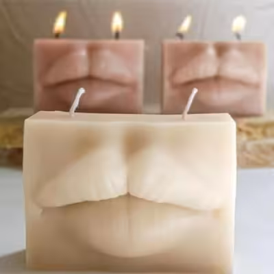 شمع طرح لب کد 2052