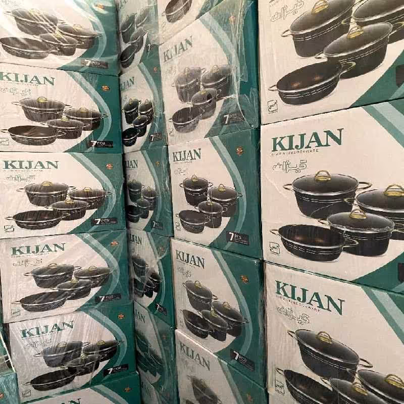 سرویس 7 پارچه کیژان دسته طلایی