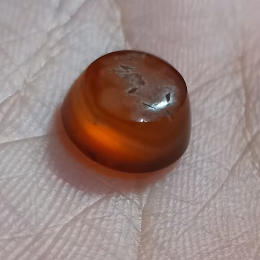 سنگ عقیق طوق دار  زیبا