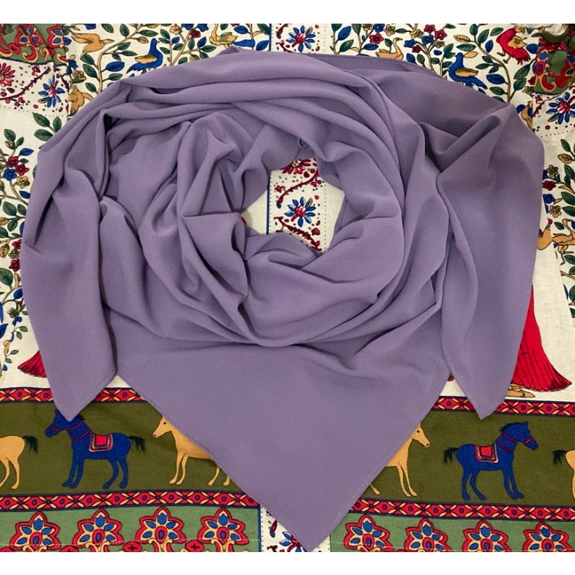 روسری کرپ مجلسی خوشرنگ و زیبا