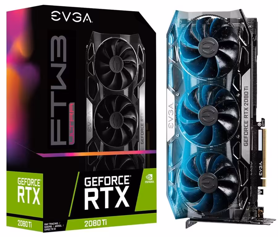 کارت گرافیک ای وی جی ای مدل GeForce RTX 2080 Ti FTW3 ULTRA GAMING با حافظه 11 گیگابایت