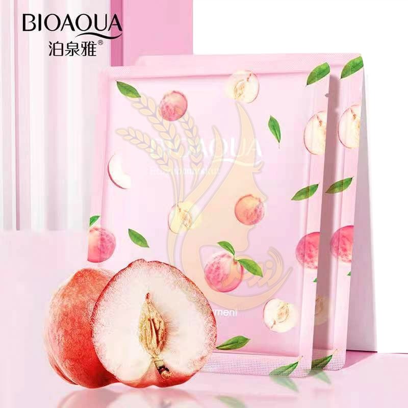 ماسک ورقه ای صورت هلو بیوآکوا (Mask Peach Extract Bioaqua)