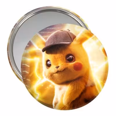 آینه جیبی خندالو مدل پیکاچو انیمه پوکمون کد 17366