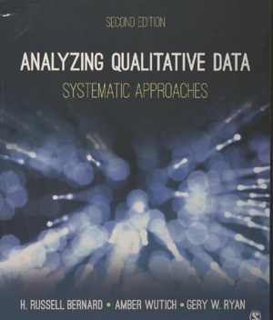 [PDF] دانلود کتاب Analyzing Qualitative Data - Systematic Approaches, 2nd ed, 2017