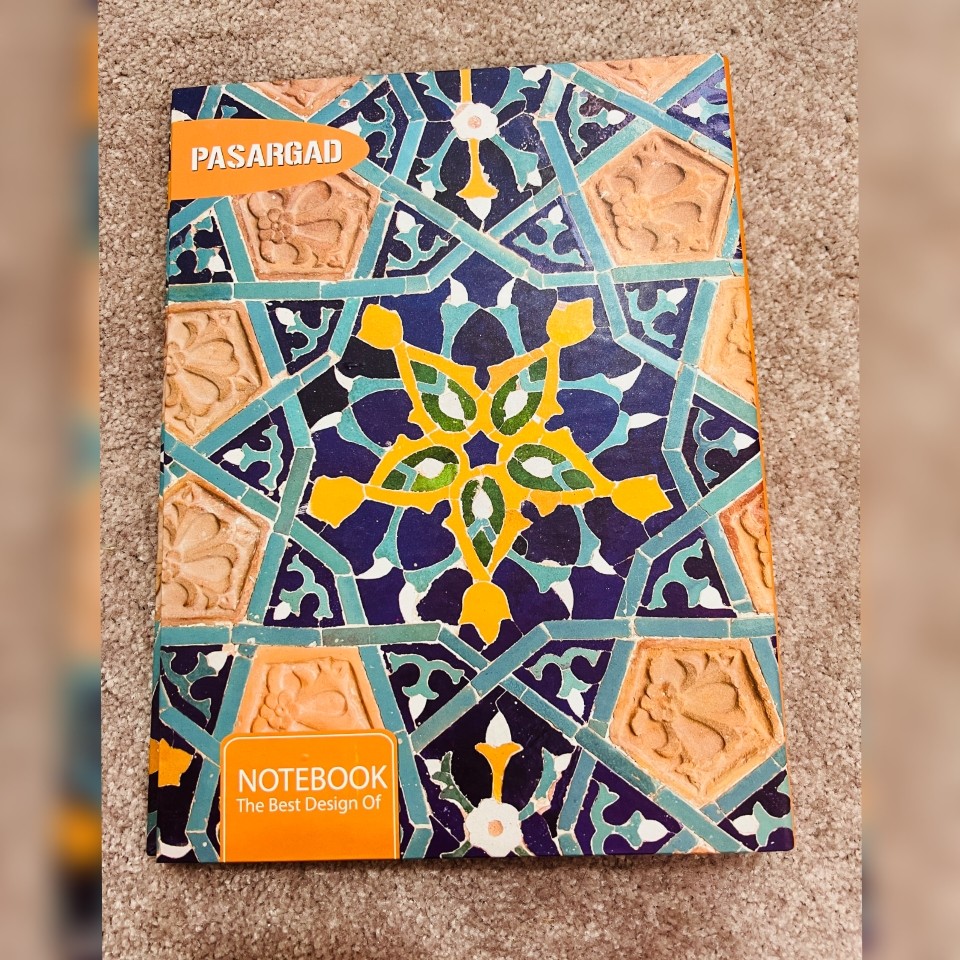 کلاسور100برگ جلدسخت طرح سنتی