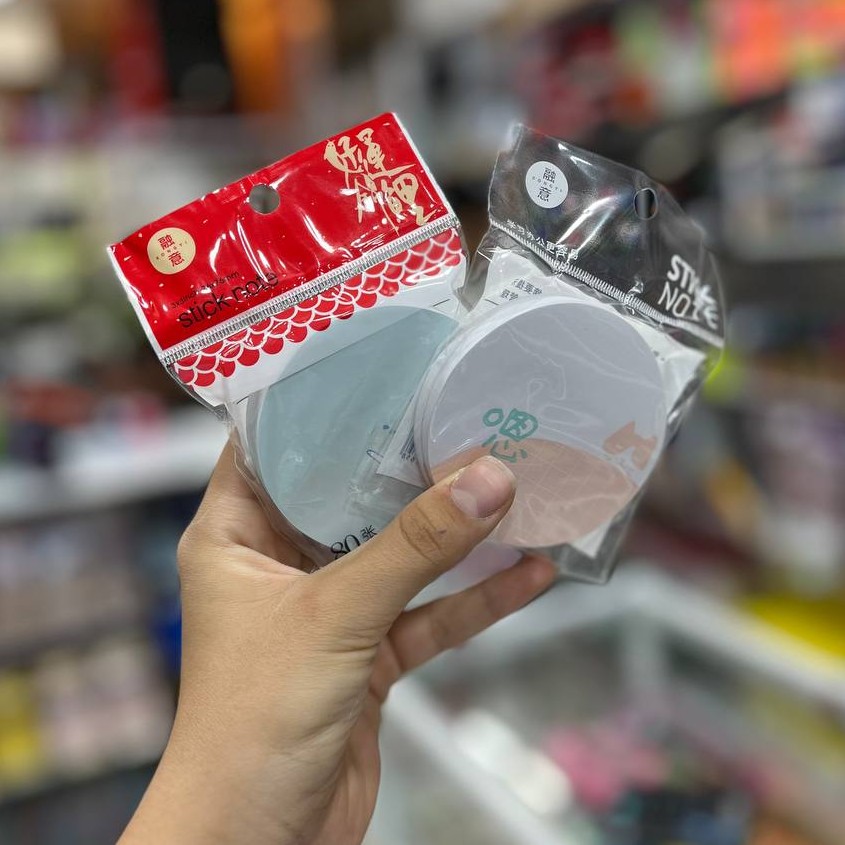 استیک نوت دایر ه ای طرح گربه ای در طرح و رنگ مختلف 