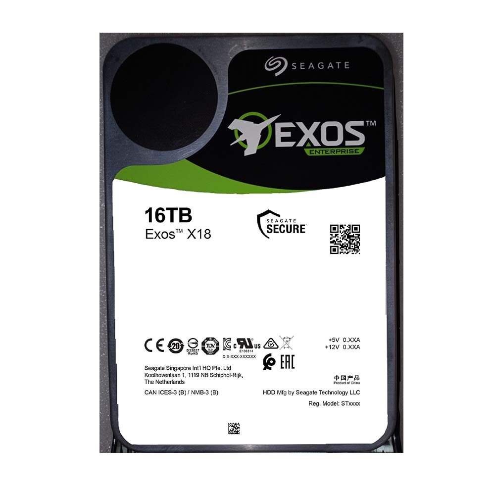هارددیسک اینترنال سرور سیگیت مدل Exos X18 ST16000NM004J ظرفیت 16 ترابایت