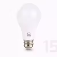 لامپ حبابی 15 وات بروکس ( کیفیت عالی) رنگ مهتابی