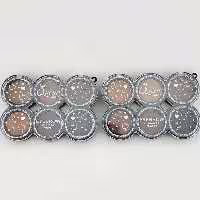 پالت سایه ابرو شش رنگ مینی کویین 